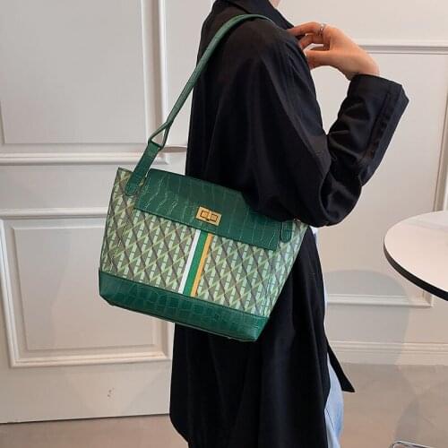 Fashion Shoulder Shopping Bag Retro Tote Women Totes Female designer Leather simpl large cheap handbags 2021 womens brand