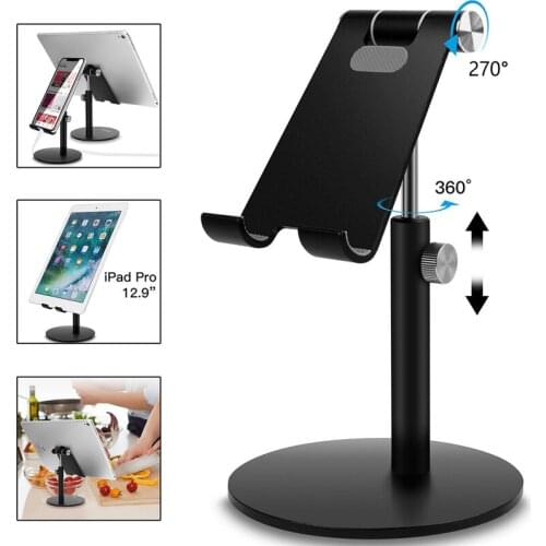 Desk Mobile Phone Holder Stand For iPhone iPad Xiaomi Huawei Adjustable Desktop Tablet Holder Universal Table Cell Phone Stand