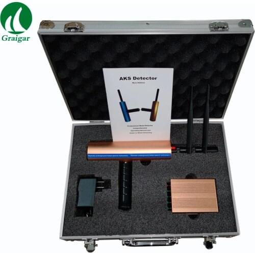 AKS PRO Long Range Underground Metal Detector Gold Diamond Silver Copper Detector Multi-Function Double Antenna Enhanced Version