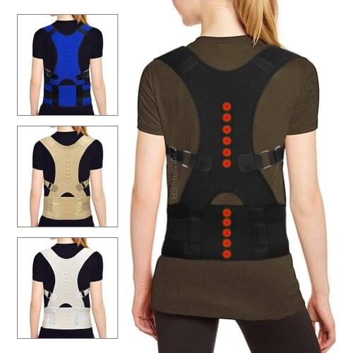 Back posture correction belt Childrens anti-humpback spinal deformity orthotic device clavicular fixation magnetic correction b