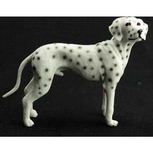 Dalmatian Dog Action Toy Figures Kids Home Decoration Dog Anime Figures Toys Animals Toys for Children Christmas Gifts