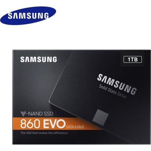 Samsung 860 EVO SSD 250GB 500GB 1TB Internal Solid State Disk HDD Hard Drive SATA3 2.5 inch Laptop Desktop PC Disk HD SSD