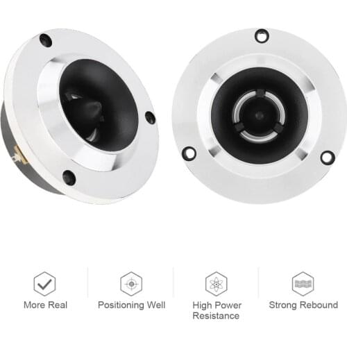 2pcs 4 Inch 1500W 12V Universal Car Auto Tweeter with Capacitor for Vehicle Auto Cars Stereo Modified