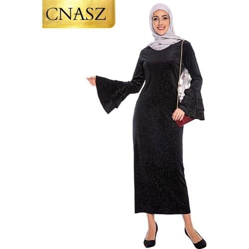 High Quality Elegant Muslim Women Kaftan Robe Dubai Islamic Maxi Long Dress Moroccan Middle East Turkish Slim For Women Caftan