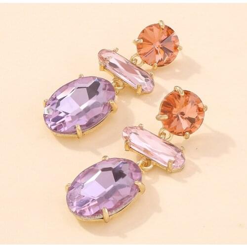 In 2021 Bohemia Retro Hip Pop Dangle Personality Girl Stud Earrings Hyperbole Creative Irregular ValentineS Day Gifts Earrings