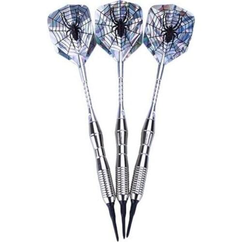 3pcs soft tip darts professional iron nickel plated safety darts black flame 18g silver plated bright safety soft darts darts so