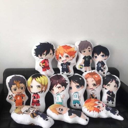 45cm Anime Haikyuu Plush Toys Tobio Kageyama Shoyo Hinata Oikawa Tooru Pillow Doll Stuffed Toy