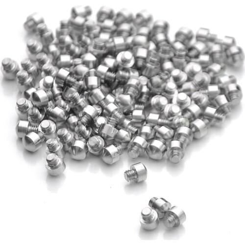 50 pcs/lot Scissors Silencer Parts Stainless Steel 2.5*0.5mm Haircutting Styling Scissors Accessories Bumpers Silenciador