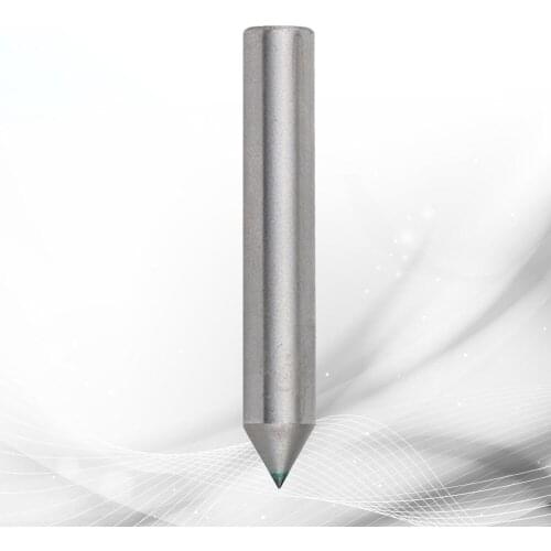 6mm 60 Degree Angle Dresser Tool Grinding Wheels Diamond Dressing Pen Abrasive Tools Sharpener Tapered Tip Repair Parts (Silver