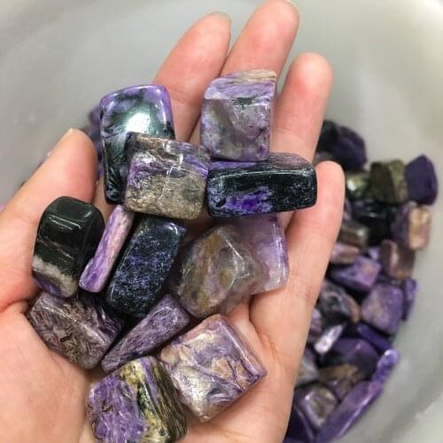 200g Natural Charoite healing crystal purple charoite tumbled stone