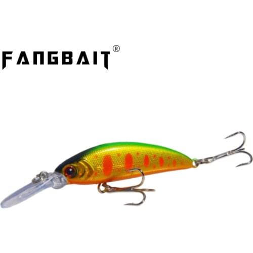 Fangbait Sukari 50SS Minnow 50mm 5g sinking Fishing Lure diving depth 0.8-1.5m Wobbler Pesca Bass Pike Fishing Tackle 2021