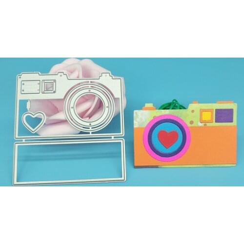 Cameras, metal knife molds for old-fashioned cameras, scrapbooks, photo albums, greeting cards, DIY decorations, handmade art