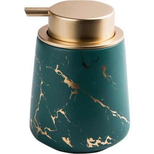 Ceramic Lotion Bottle Bathroom Soap Dispenser Matte Marble Pattern for Hotel Home Cosmetic Storage Containers Accessories