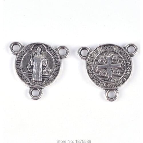 Fashion St Benedict Rosary Centerpiece 2 Different Size