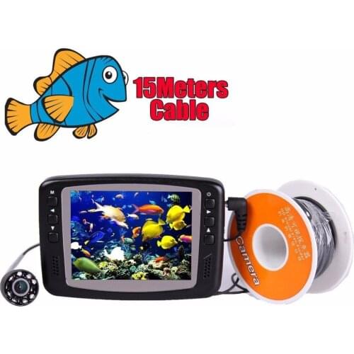 15m underwater video camera System 3.5 inch LCD screen for fishing