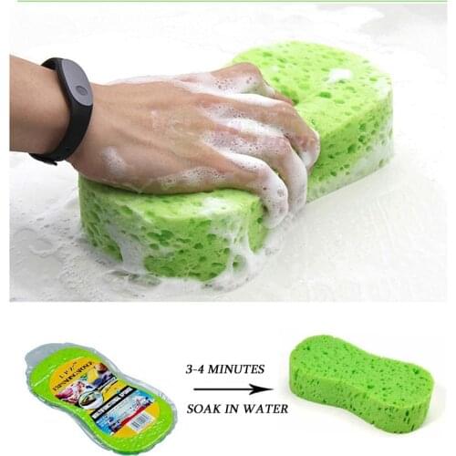 Car Cleaning Supplies, Vacuum Compression Car Wash Coral Sponge Block, Honeycomb Car Polishing Cleaning Tool