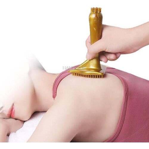 PVC massage meridian brush scraping board resin scraping wholesale triangle massage brush