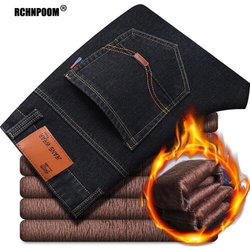 RCHNPOOM Mens Autumn Jeans