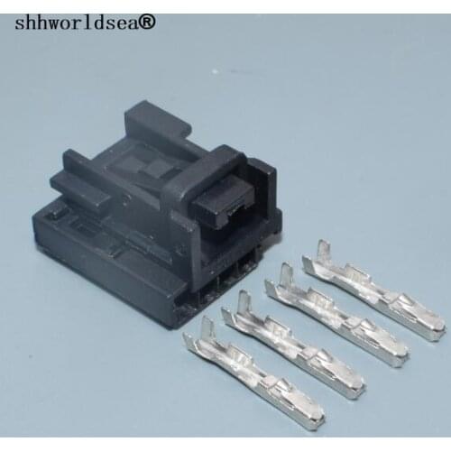 Shhworldsea 4 Pin 0.6mm 8K0973754 Door Lifter Switch Plug 8K0 973 754 Auto Wiring Harness Connector Female For VW Audi