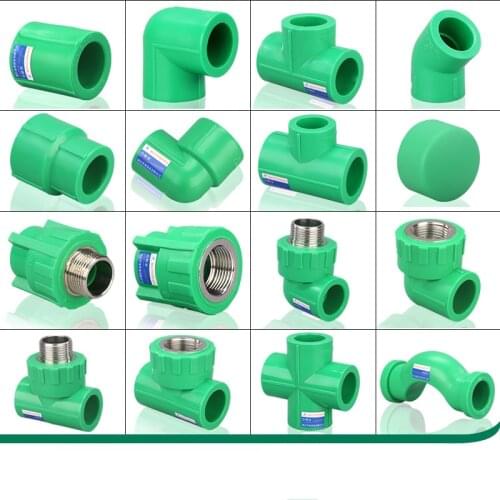 High quality 4 points 6 points 20ppr Water Pipe Joint Heated Fusion Water Heater Water Valve Valves Household Fittings