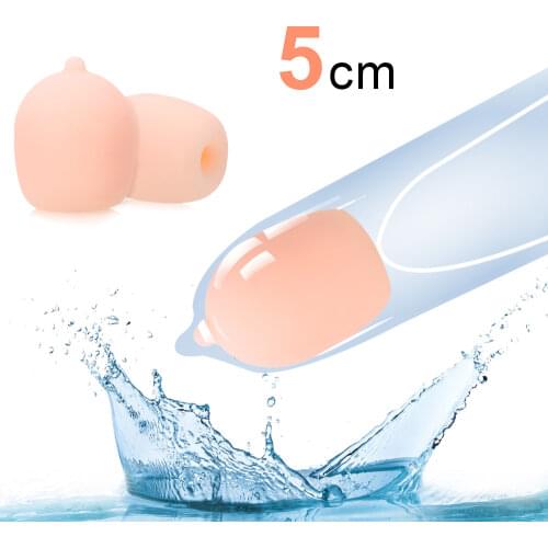2pcs Reusable Penis Extender Delayed Ejaculation Contraceptive Cock Ring Bead Condom Male Penis Sex Toy Extra Large