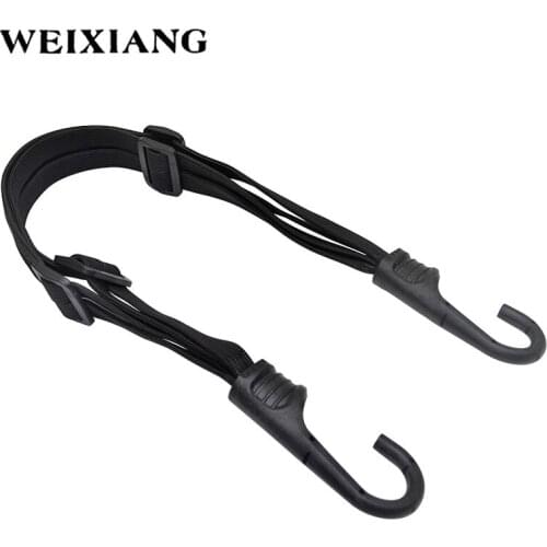 Universal Motorcycle Bicycle Helmet Luggage Net Rope 60/90cm Elastic Ropes Strap Cable Chain Bag Refit
