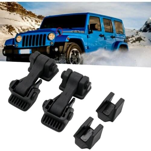 Exterior Accessories For Jeep Wrangler TJ Car Black Engine Lock Hood Latch Catch Cover For Jeep Wrangler TJ 1997-2006