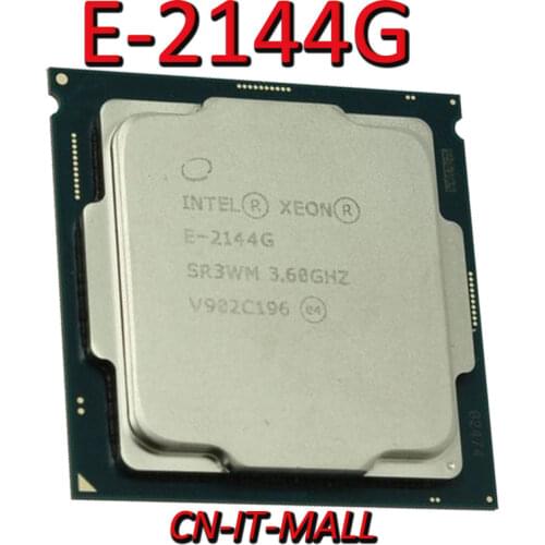 Pulled Xeon E-2144G CPU 3.6GHz 8MB 4 Core 8 Threads LGA1151 Processor