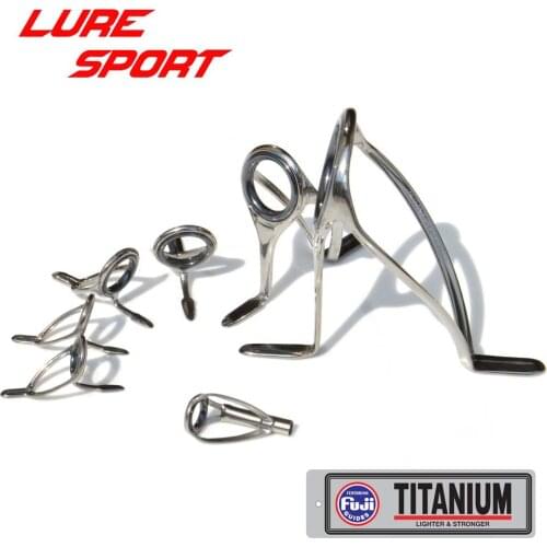 Japan FUJI Titannium Frame SIC ring 7pcs guide Set T-KGST T-KWSG T-RVSG Rod Building component Repair DIY Accessory