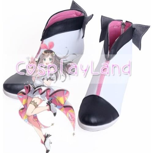 Japanese Virtual Idol A.I.Channel Kizuna Ai Birthday Cosplay Boots Shoes Costume Customized Accessories Halloween Party Shoes