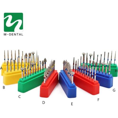 10 Pieces/box Dental High Speed Bur Diamond Polishing Tooth Preparation Bur Dental Equipment Free Shipping