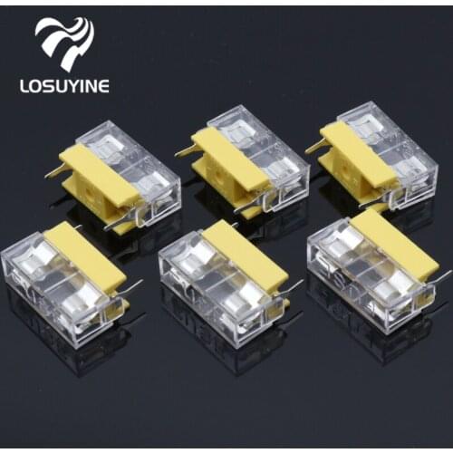 10 pcs Panel Mount PCB Fuse Holder Case w Cover 5x20mm Free Shipping