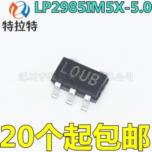 10pcs/lot LP2985IM5X-5.0 LP2985IM5X LOUB LP2985 SOT23-5 In Stock