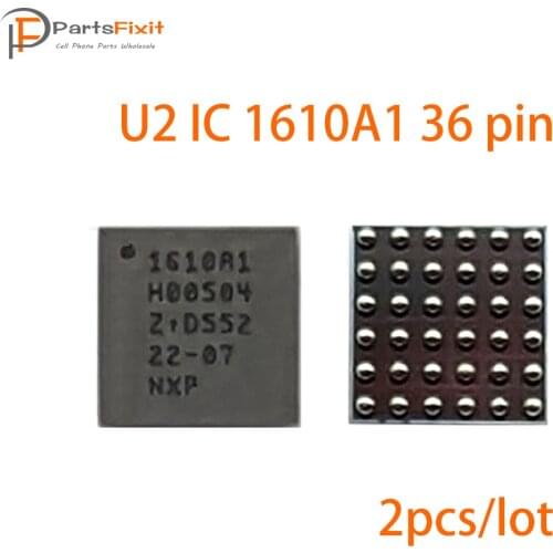 2pcs/lot USB Charging U2 IC 1610A1 36 pin for 5S 5C Charger Power IC Replacement