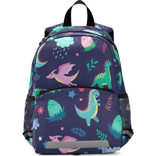 2021 New Children Boys Girls Colorful Dinosaurs Cacti Aloe School Bag Backpacks Students Kids Anime Kindergarten Small Backpack