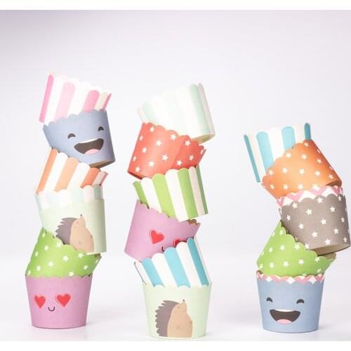 25pcs cupcake liner baking cup cupcake paper muffin cases Cake box Cup egg tarts tray cake mould decorating Kitchen Accessories