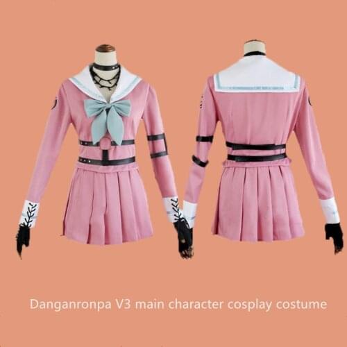 Anime Danganronpa V3 Akamatsu Kaede/Saihara Syuichi/Shirogane Tsumugi/Chabashira Tenko/Uniform Cosplay Costume Women Halloween