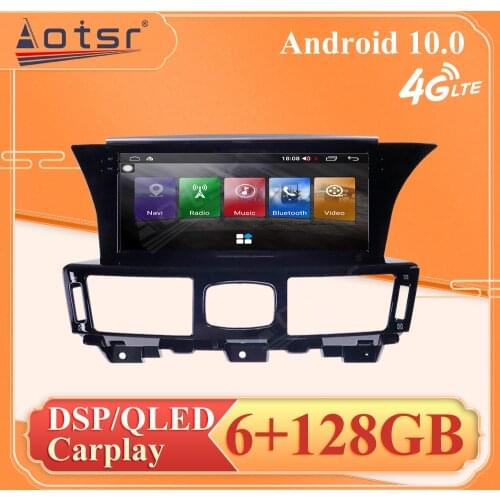 Android10 PX6 6+128G GPS Navigation Car Radio Player For Infiniti Q70 Q70L M25 Head Unit Multimedia Stereo Audio IPS Screen DSP
