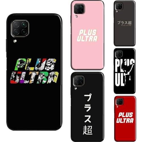 Plus Ultra My Hero Academia Case For Huawei P40 Lite P30 P20 P Smart Z 2019 Nova 5T Honor 20 Pro 10i 8A 8X 9X Cover