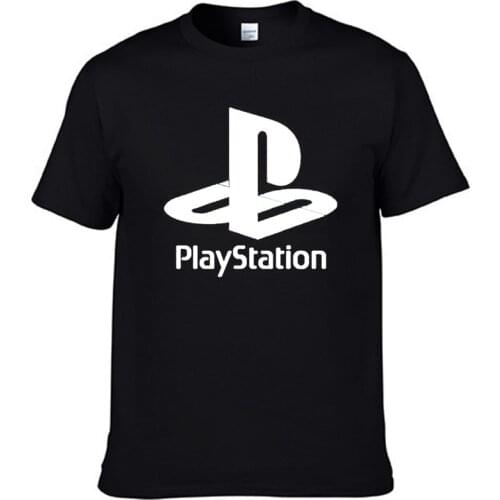 PS Mens Tshirt Xbox game playstation T-shirt Mens streetwear T shirt HipHop O-neck short-sleeved summer cotton T-shirt tees