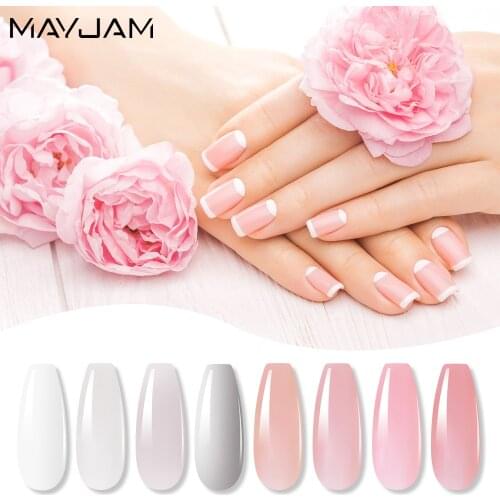 8ml MAYJAM Gel Polish Varnish Ice Through Series Jelly Nail Gel New UV Gel Nail Polish Nails Art Manicure Nails Semi Permanent