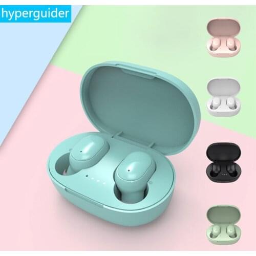 Hyperguider TWS Earbuds Bluetooth 5.0 Wireless Headset Binaural call Stereo Bass Touch control Support Meizu Huawei iPhone A6s