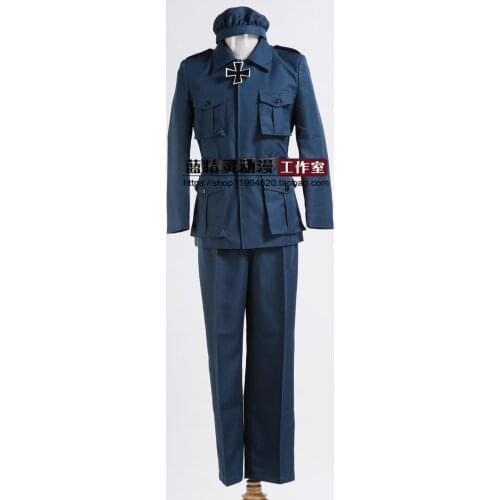 2016 Hetalia Axis Powers Hungary Cosplay Costume Army Uniform