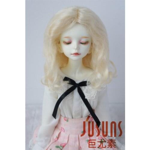 JD029 1/12 1/6 1/4 1/3 Fashion mohair bjd doll wigs size 3-4inch 6-7inch 7-8inch 8-9inch Long wave doll hair doll accessories