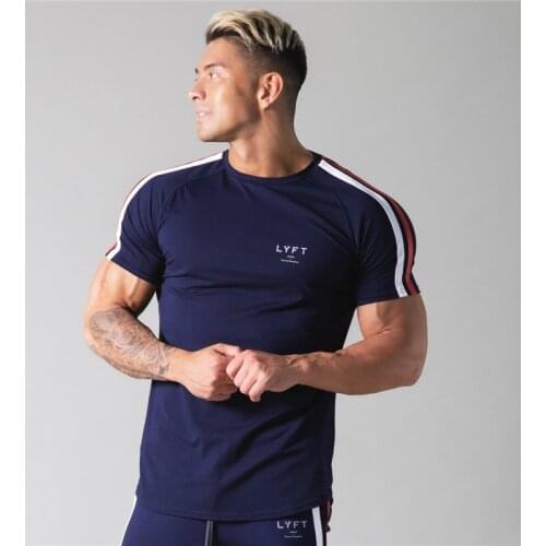 Muscle Diamond Mens Striped T-shirts