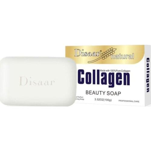 100g Soap Face Cleanser Deep Cleaning Disaar Collagen Collagen Handmade Moisturizing Face Body Care Wash