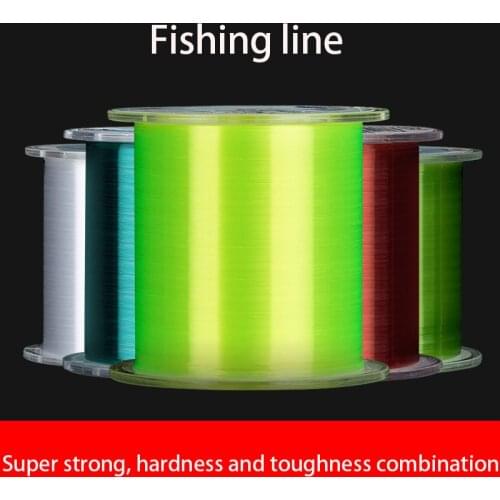 Nylon Fishing Line Main Line Clear Fishing Line 500 Meters Of Raw Silk Main Line Sub-Line Sea Pole Cast Rod Luya Nylon Sea Pole