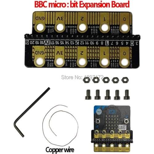 BBC micro:bit GPIO Expansion board (A) with Screws and Tool you can start your micro:bit easy