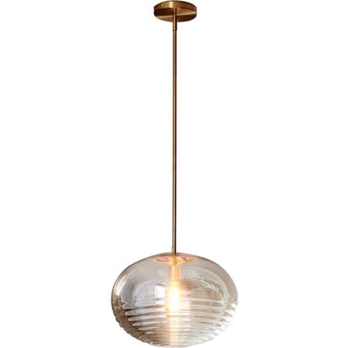 Modern Pendant Lamps Mirror Ball Glass Linear Suspension Pendant Lights For Dinning Room Globe Glass Home Bar Cafe Shade Hanging