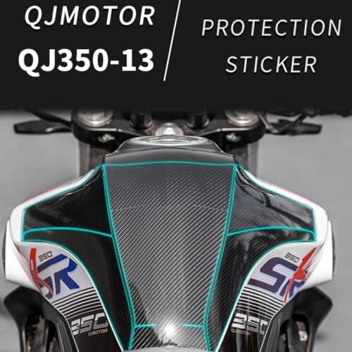 Motorcycle Motorcycle Fuel Tank Paste Body Protection Anti-skid Sticker Car Refitting for Qjmotor Qj350-13